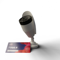 TRASSIR CloudBulletPoE Комплект видеонаблюдения