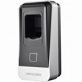Уличный считыватель отпечатков пальцев Hikvision DS-K1200MF с поддержкой Mifare карт