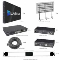 Комплект видеостены Lateos VW3355FSL